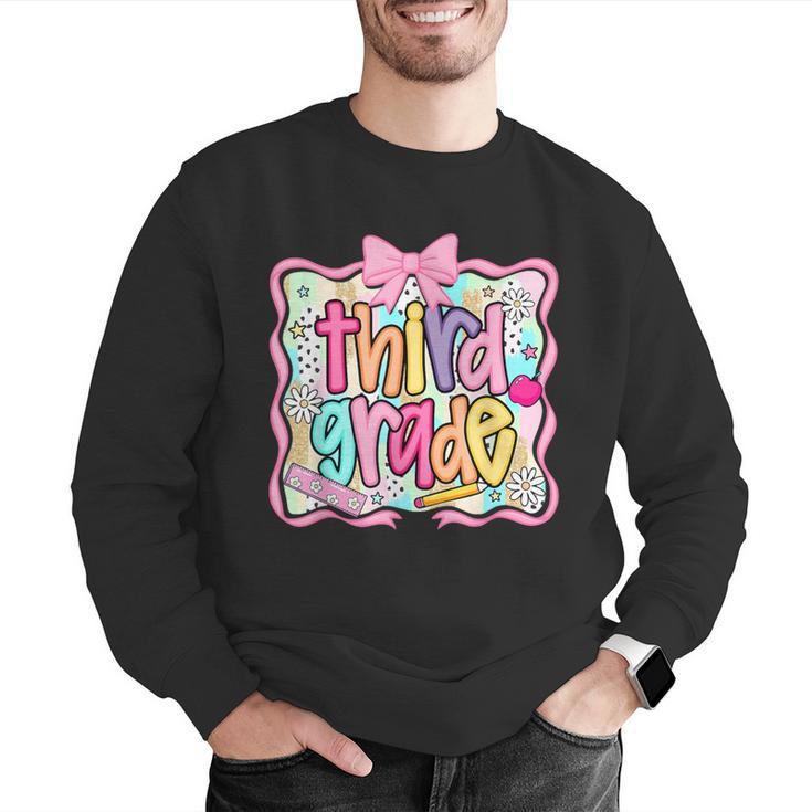 Preppy Third Grade Back To School Teacher Girl Kid Men Graphic Sweatshirt, funny gift Preppy Third Grade Back To School Teacher Girl Kid Men Graphic Sweatshirt, funny gift