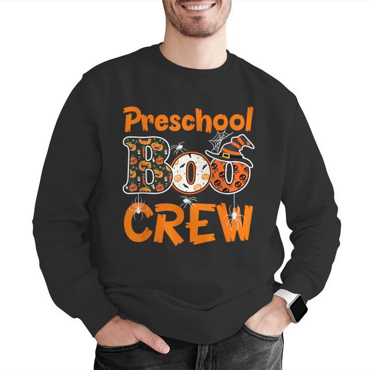 Preschool Boo Crew Halloween Teachers Students Costume Men Graphic Sweatshirt, funny gift