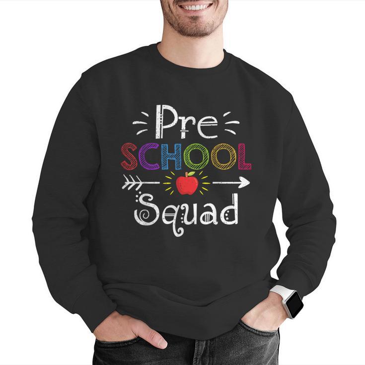 Preschool Squad Preschool Teacher Student Men Graphic Sweatshirt, funny gift Preschool Squad Preschool Teacher Student Men Graphic Sweatshirt, funny gift