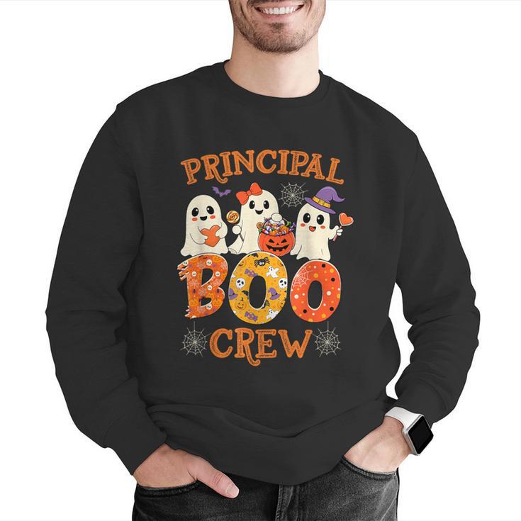 Principal Teacher Boo Crew Halloween Spooky Costume Men Graphic Sweatshirt, funny gift Principal Teacher Boo Crew Halloween Spooky Costume Men Graphic Sweatshirt, funny gift