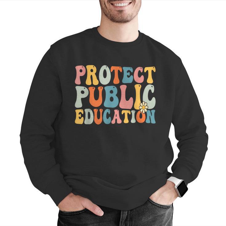 Protect Public Education Public Teacher School Men Graphic Sweatshirt, funny gift Protect Public Education Public Teacher School Men Graphic Sweatshirt, funny gift