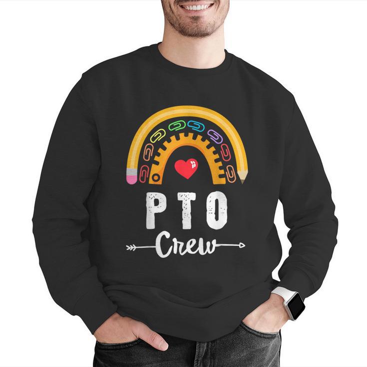 PTO Crew Parent School Volunteer Board Mom Parent Teacher Men Graphic Sweatshirt, funny gift PTO Crew Parent School Volunteer Board Mom Parent Teacher Men Graphic Sweatshirt, funny gift