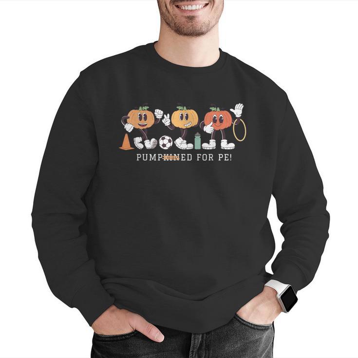 Pumpkin PE Teacher Team Physical Education Autumn Fall Men Graphic Sweatshirt, Pe Teacher Sweatshirts, funny gift