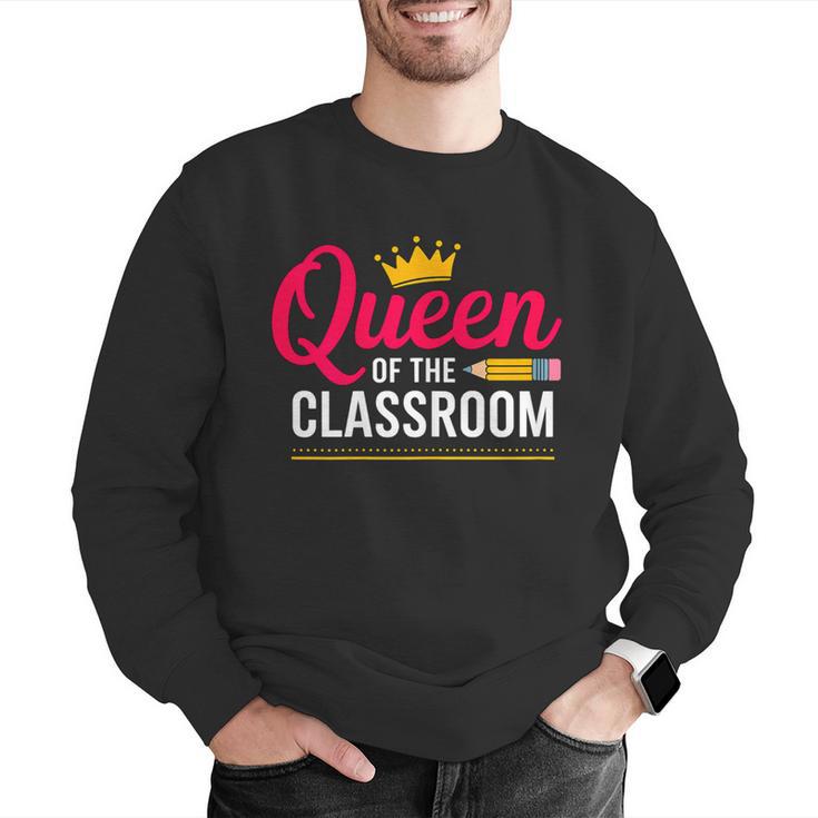 Queen Of The Classroom Teacher Men Graphic Sweatshirt, funny gift Queen Of The Classroom Teacher Men Graphic Sweatshirt, funny gift