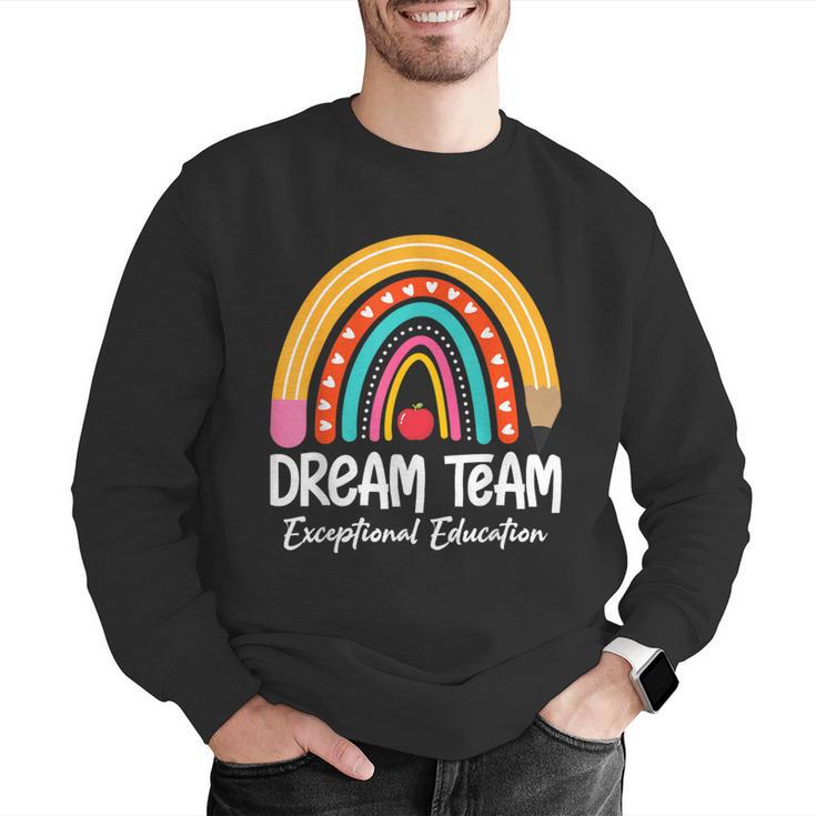 Rainbow Pencil Dream Exceptional Education Team SPED Teacher Men Graphic Sweatshirt, funny gift Rainbow Pencil Dream Exceptional Education Team SPED Teacher Men Graphic Sweatshirt, funny gift