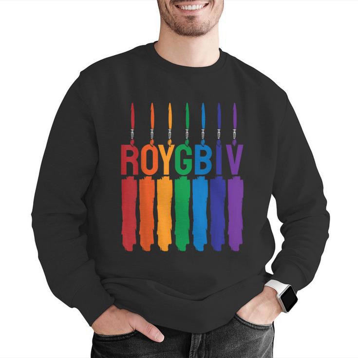 Rainbow Roygbiv Kids Artist Costume Art Teacher Men Graphic Sweatshirt, funny gift Rainbow Roygbiv Kids Artist Costume Art Teacher Men Graphic Sweatshirt, funny gift
