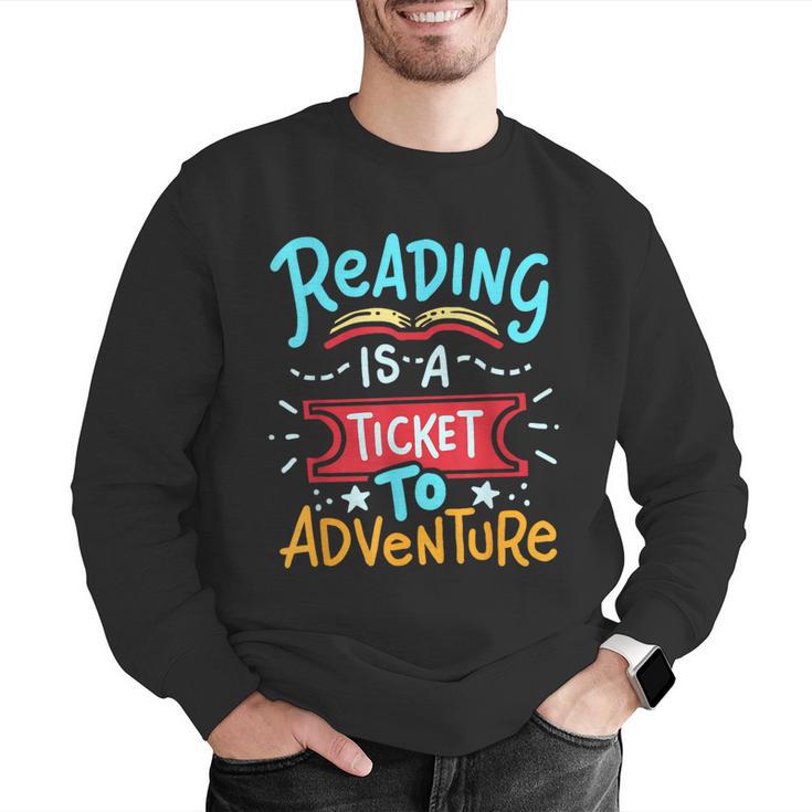 Reading Adventure Library Student Teacher Book Men Graphic Sweatshirt, funny gift Reading Adventure Library Student Teacher Book Men Graphic Sweatshirt, funny gift