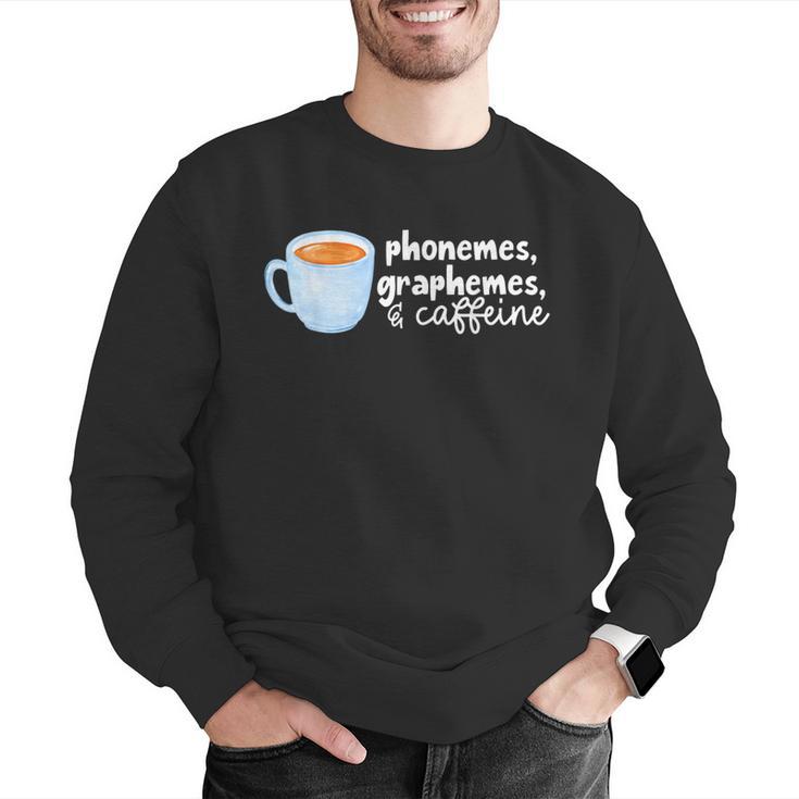 Reading Interventionist Specialist Teacher Phonemes Graphemes And Caffeine Reading Intervention -Adults Classic Fit Short Sleeve Men Graphic Sweatshirt, funny gift Reading Interventionist Specialist Teacher Phonemes Graphemes And Caffeine Reading Intervention -Adults Classic Fit Short Sleeve Men Graphic Sweatshirt, funny gift
