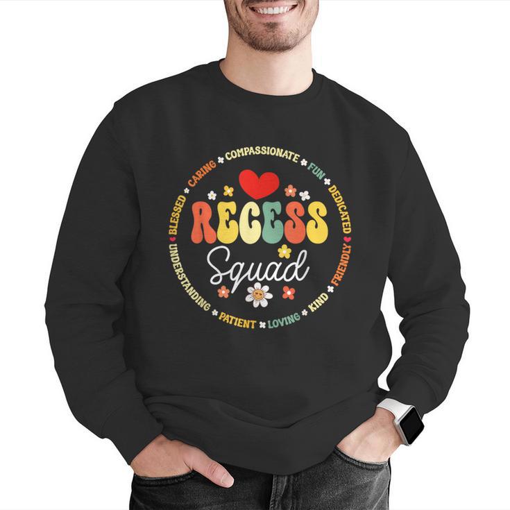Recess Squad Crew Teachers Students Monitor Back To School Men Graphic Sweatshirt, funny gift Recess Squad Crew Teachers Students Monitor Back To School Men Graphic Sweatshirt, funny gift