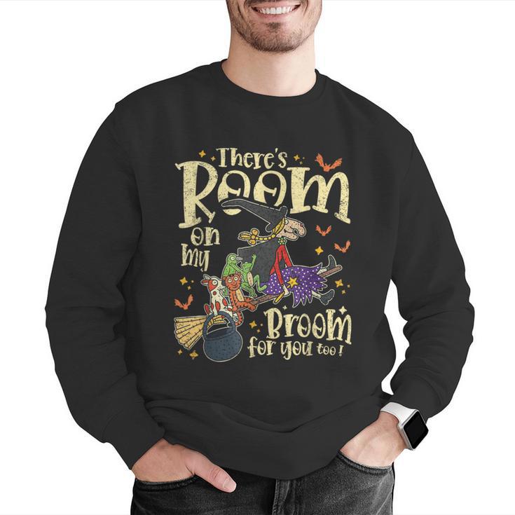 There's Room On My Broom For You Too Teacher Halloween Men Graphic Sweatshirt, funny gift