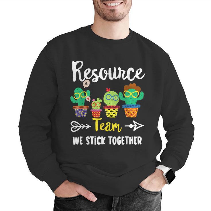 Resource Team Cactus Crew Resource Teacher Squad Men Graphic Sweatshirt, funny gift Resource Team Cactus Crew Resource Teacher Squad Men Graphic Sweatshirt, funny gift