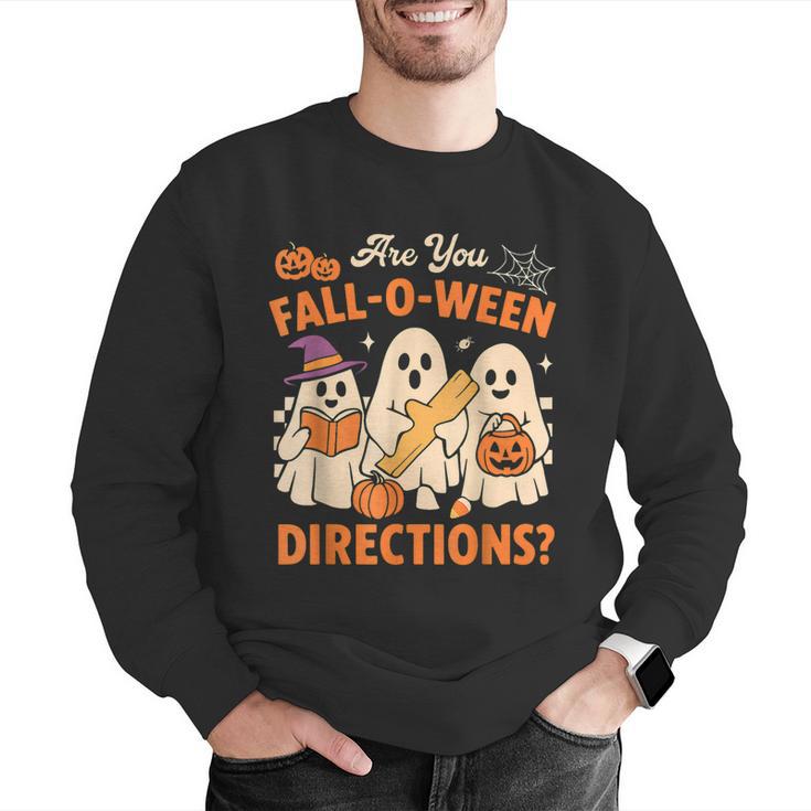 Retro Are You Fall O Ween Directions Ghost Teacher Spooky Men Graphic Sweatshirt, funny gift Retro Are You Fall O Ween Directions Ghost Teacher Spooky Men Graphic Sweatshirt, funny gift