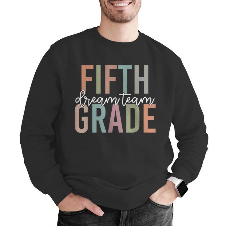 Retro Fifth Grade Dream Team Groovy Teacher Back To School Men Women Girls Kids Men Graphic Sweatshirt, Groovy Teacher Sweatshirts, funny gift Retro Fifth Grade Dream Team Groovy Teacher Back To School Men Women Girls Kids Men Graphic Sweatshirt, Groovy Teacher Sweatshirts, funny gift