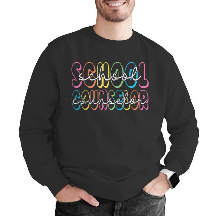 Retro School Counselor Counseling Teacher Appreciation Men Graphic Sweatshirt, funny gift Retro School Counselor Counseling Teacher Appreciation Men Graphic Sweatshirt, funny gift