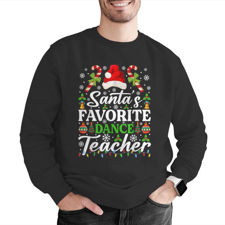 Santa's Favorite Dance Teacher Shirt Christmas Pajama Men Graphic Sweatshirt, funny gift Santa's Favorite Dance Teacher Shirt Christmas Pajama Men Graphic Sweatshirt, funny gift