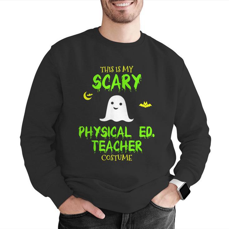 Scary Physical Education Ed Teacher Costume Halloween Easy Men Graphic Sweatshirt, funny gift