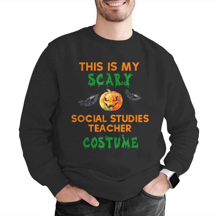 My Scary Social Studies Teacher Costume Halloween Men Women Men Graphic Sweatshirt, funny gift My Scary Social Studies Teacher Costume Halloween Men Women Men Graphic Sweatshirt, funny gift