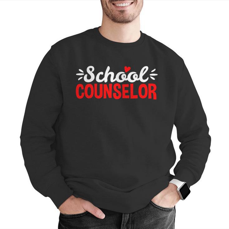School Counselor Teacher Guidance Counseling For Men Women Kids Men Graphic Sweatshirt, funny gift