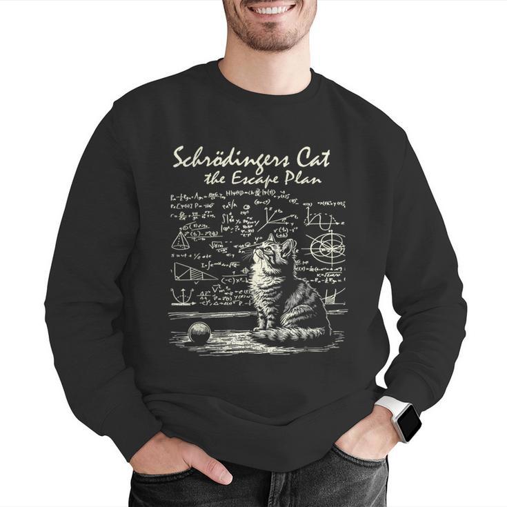 SchröDinger's Cat Escape Plan Science Teacher For Men Women Kids Men Graphic Sweatshirt, Science Teacher Sweatshirts, funny gift SchröDinger's Cat Escape Plan Science Teacher For Men Women Kids Men Graphic Sweatshirt, Science Teacher Sweatshirts, funny gift