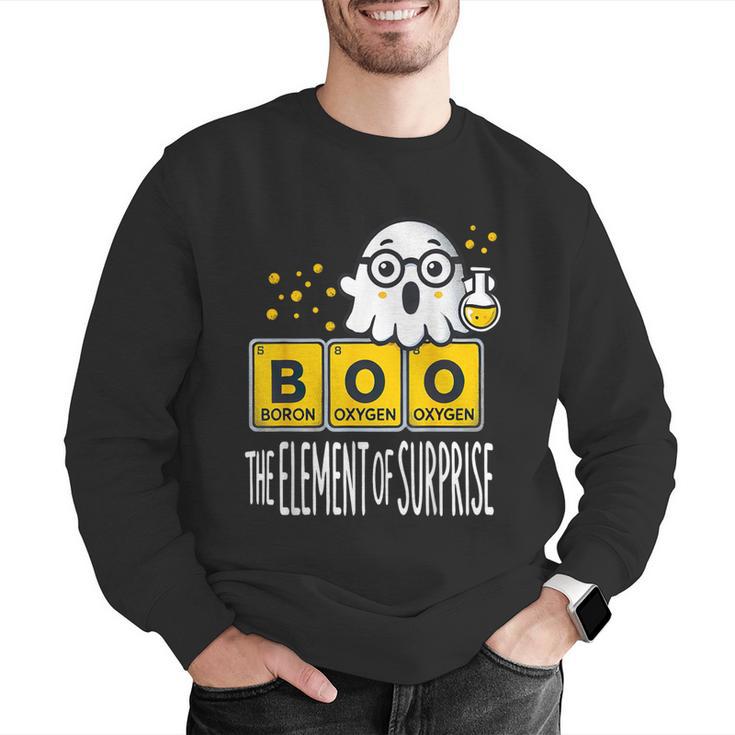Science Teacher Halloween Elements Of Surprise Chemistry Men Graphic Sweatshirt, Science Teacher Sweatshirts, funny gift
