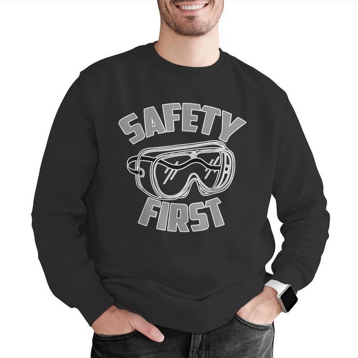 Science Teacher Shirt Safety First STEM STEAM Shirt Men Graphic Sweatshirt, Science Teacher Sweatshirts, funny gift