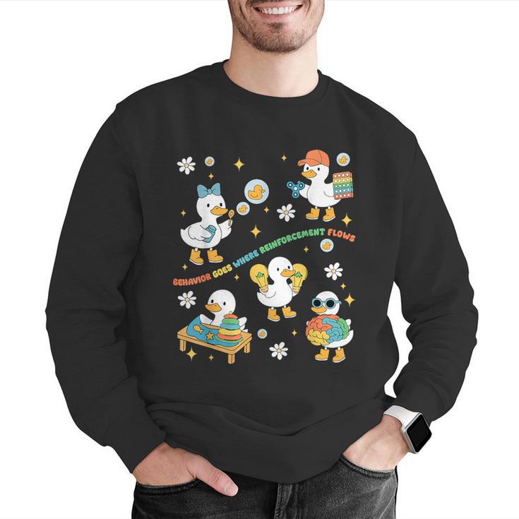 Silly Goose Behavior Analyst RBT ABA Therapy SPED Teacher Men Graphic Sweatshirt, funny gift