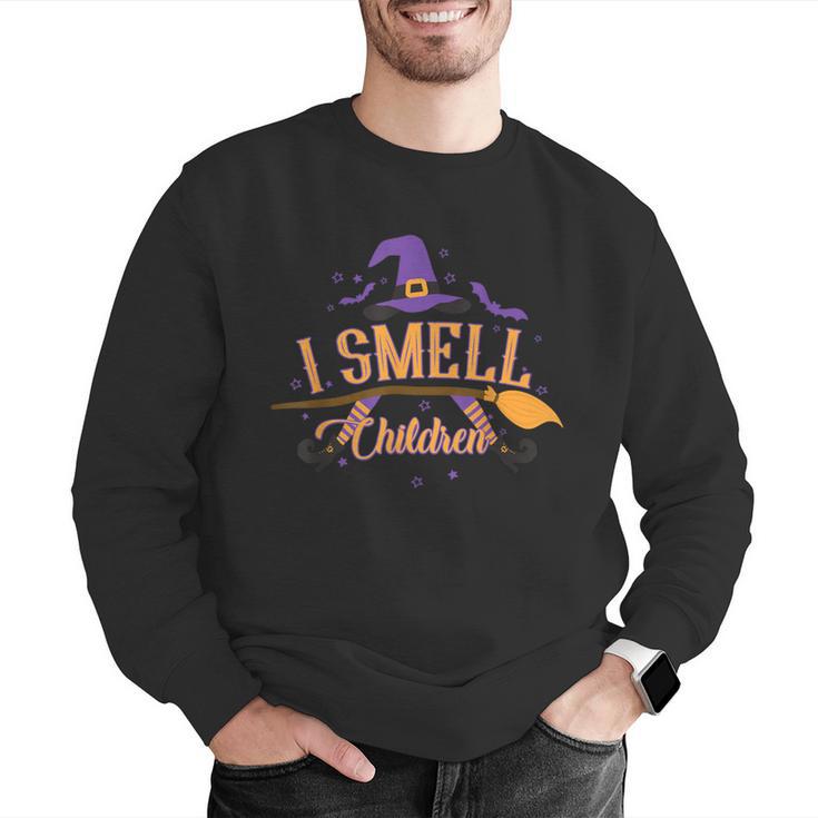 I Smell Children Wicked Cute Kindergarten Teacher Halloween Men Graphic Sweatshirt, funny gift