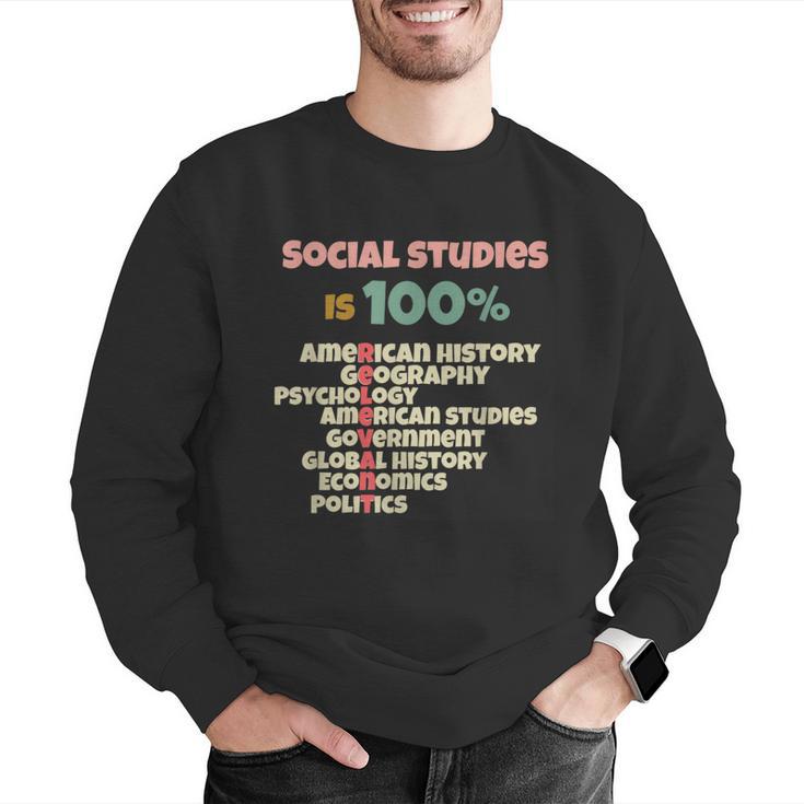 Social Studies Is Relevant History Teacher History Buff Men Graphic Sweatshirt, History Teacher Sweatshirts, funny gift