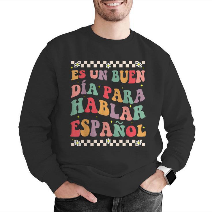 Spanish Teacher Maestra Hablar EspañOl Bilingual Teacher Men Graphic Sweatshirt, funny gift Spanish Teacher Maestra Hablar EspañOl Bilingual Teacher Men Graphic Sweatshirt, funny gift