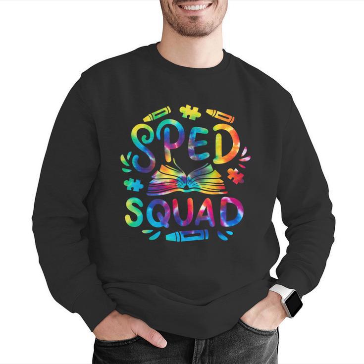 Special Education Teacher Sped Squad SPED Teacher Tie Dye Men Graphic Sweatshirt, funny gift Special Education Teacher Sped Squad SPED Teacher Tie Dye Men Graphic Sweatshirt, funny gift