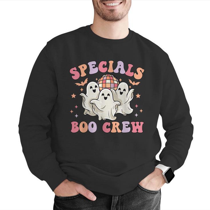 Specials Boo Crew Art Music Pe Tech Teacher Ghost Halloween Men Graphic Sweatshirt, Pe Teacher Sweatshirts, funny gift