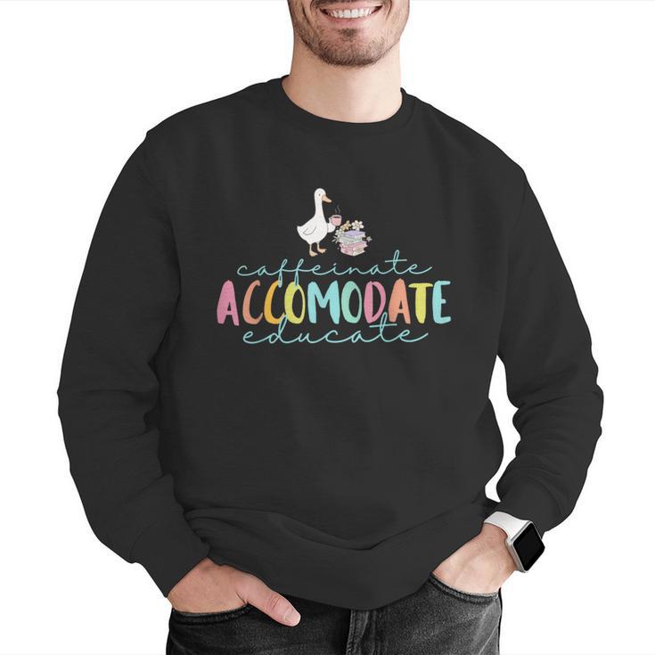 SPED Dream Team Teachers Special Education Silly Goose Men Graphic Sweatshirt, funny gift