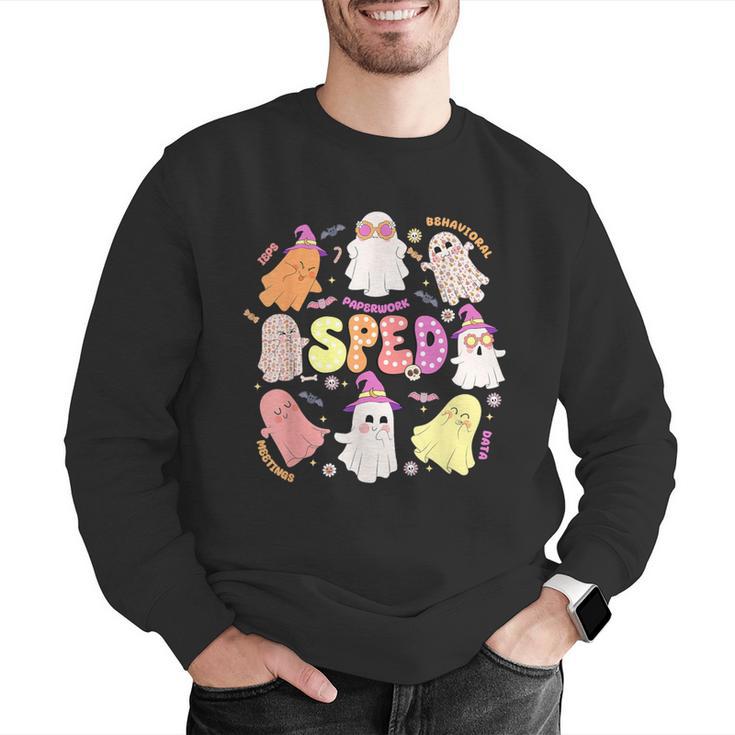SPED Teacher Halloween Spooky Special Education Team Men Women Kids Men Graphic Sweatshirt, funny gift SPED Teacher Halloween Spooky Special Education Team Men Women Kids Men Graphic Sweatshirt, funny gift