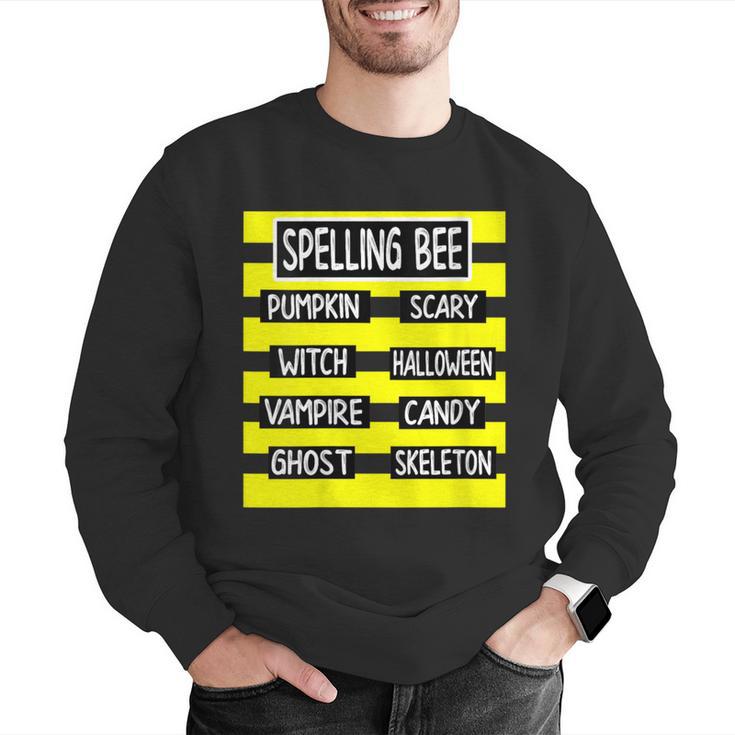 Spelling Bee Pun Halloween Costume For Teachers Men Graphic Sweatshirt, funny gift Spelling Bee Pun Halloween Costume For Teachers Men Graphic Sweatshirt, funny gift