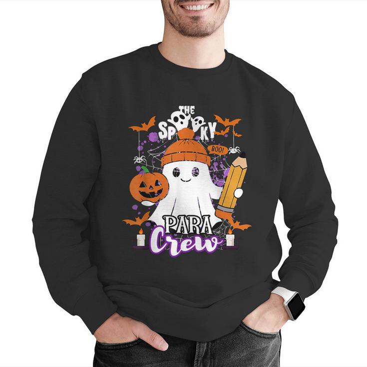Spooky Para Crew Ghost Halloween Paraprofessional Teacher Men Graphic Sweatshirt, funny gift Spooky Para Crew Ghost Halloween Paraprofessional Teacher Men Graphic Sweatshirt, funny gift