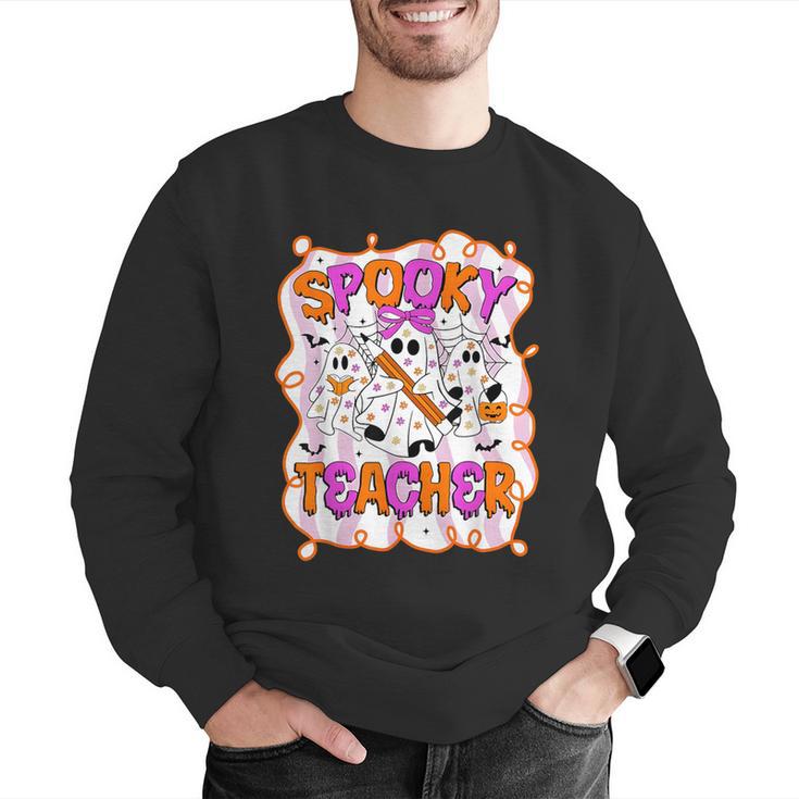 Spooky Teacher Ghost Pencil Teacher Halloween Teacher Men Graphic Sweatshirt, funny gift Spooky Teacher Ghost Pencil Teacher Halloween Teacher Men Graphic Sweatshirt, funny gift