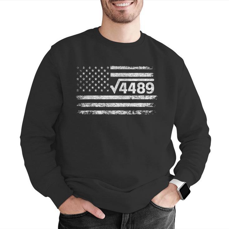 Square Root 4489 Slang Math Teacher Six Seven 6 7 USA Flag Men Graphic Sweatshirt, funny gift Square Root 4489 Slang Math Teacher Six Seven 6 7 USA Flag Men Graphic Sweatshirt, funny gift