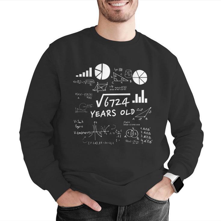 Square Root 82 Year Old Teacher 82nd Birthday For Men Women Kids Men Graphic Sweatshirt, funny gift