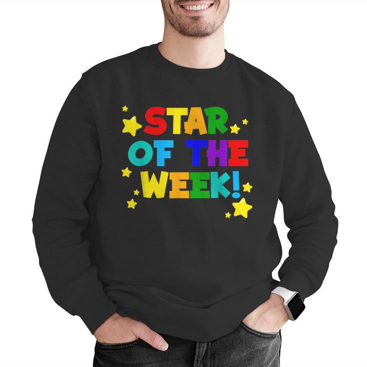 Star Of The Week Cheerful Recognition Student Teachers Class Men Women Kids Men Graphic Sweatshirt, funny gift Star Of The Week Cheerful Recognition Student Teachers Class Men Women Kids Men Graphic Sweatshirt, funny gift