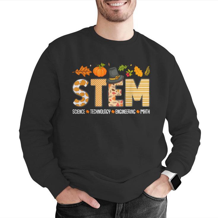STEM Teacher Thanksgiving Grateful Educator Science Class Men Graphic Sweatshirt, Science Teacher Sweatshirts, funny gift