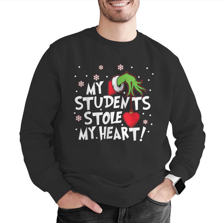 My Students Stole My Heart School Teacher Christmas Men Women Kids Men Graphic Sweatshirt, funny gift