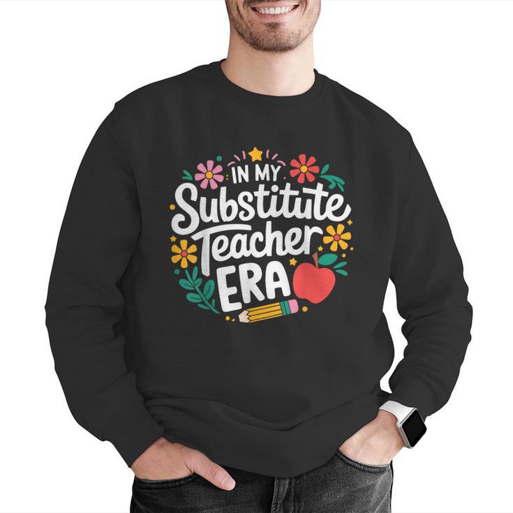 In My Substitute Teacher Era Men Graphic Sweatshirt, funny gift