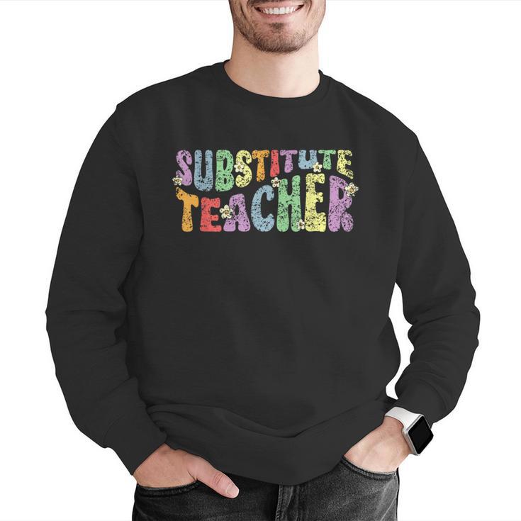 Substitute Teacher Women Back To School Substitute Teacher Men Graphic Sweatshirt, funny gift Substitute Teacher Women Back To School Substitute Teacher Men Graphic Sweatshirt, funny gift