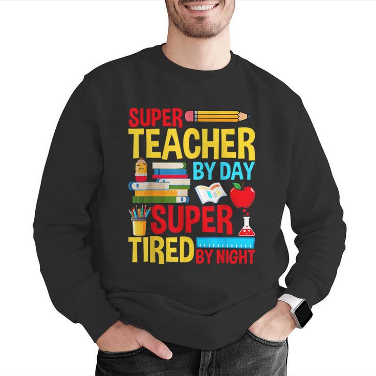 Super Teacher By Day Super Tired By Night Superhero Teacher Men Graphic Sweatshirt, Super Teacher Sweatshirts, funny gift Super Teacher By Day Super Tired By Night Superhero Teacher Men Graphic Sweatshirt, Super Teacher Sweatshirts, funny gift