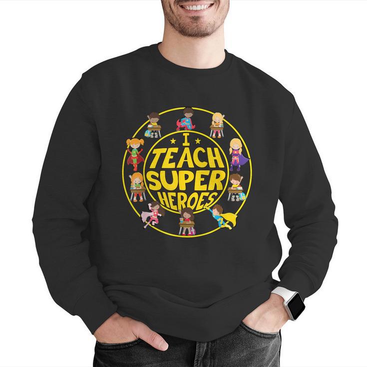 Superhero Teacher I Teach Super Heroes Men Graphic Sweatshirt, Super Teacher Sweatshirts, funny gift Superhero Teacher I Teach Super Heroes Men Graphic Sweatshirt, Super Teacher Sweatshirts, funny gift