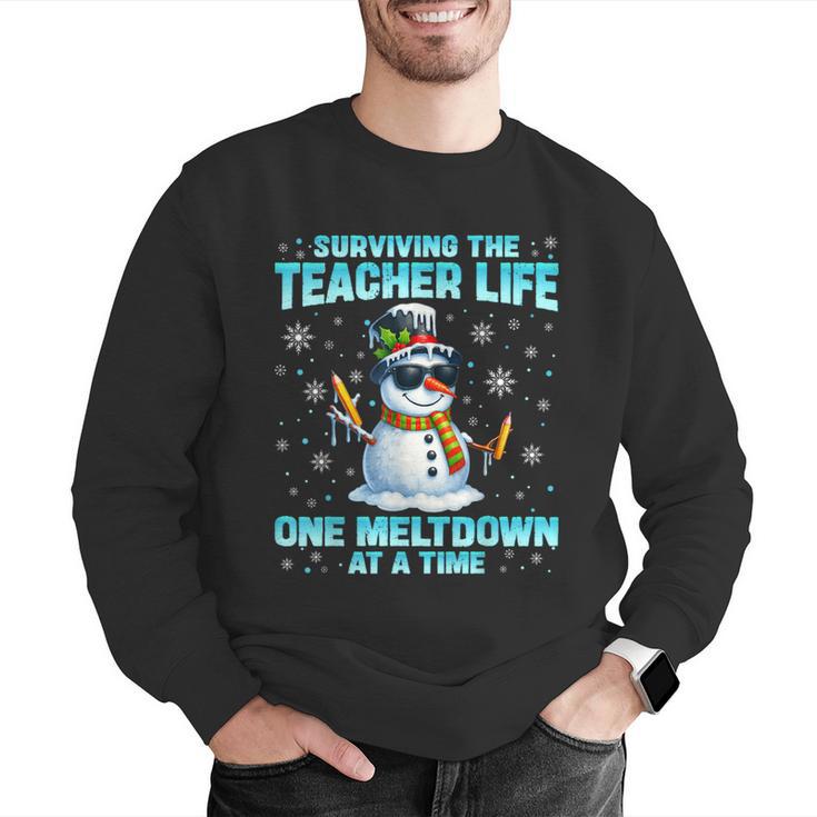 Surviving The Teacher Life Pjs Pajamas Christmas Xmas Teache Men Graphic Sweatshirt, funny gift Surviving The Teacher Life Pjs Pajamas Christmas Xmas Teache Men Graphic Sweatshirt, funny gift