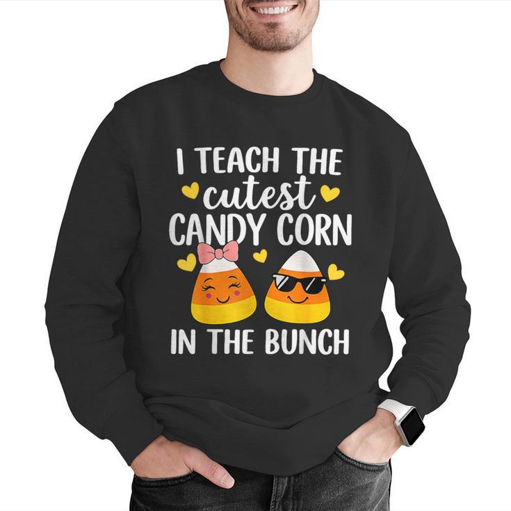 I Teach The Cutest Candy Corn In The Bunch Teacher Halloween Men Graphic Sweatshirt, funny gift I Teach The Cutest Candy Corn In The Bunch Teacher Halloween Men Graphic Sweatshirt, funny gift