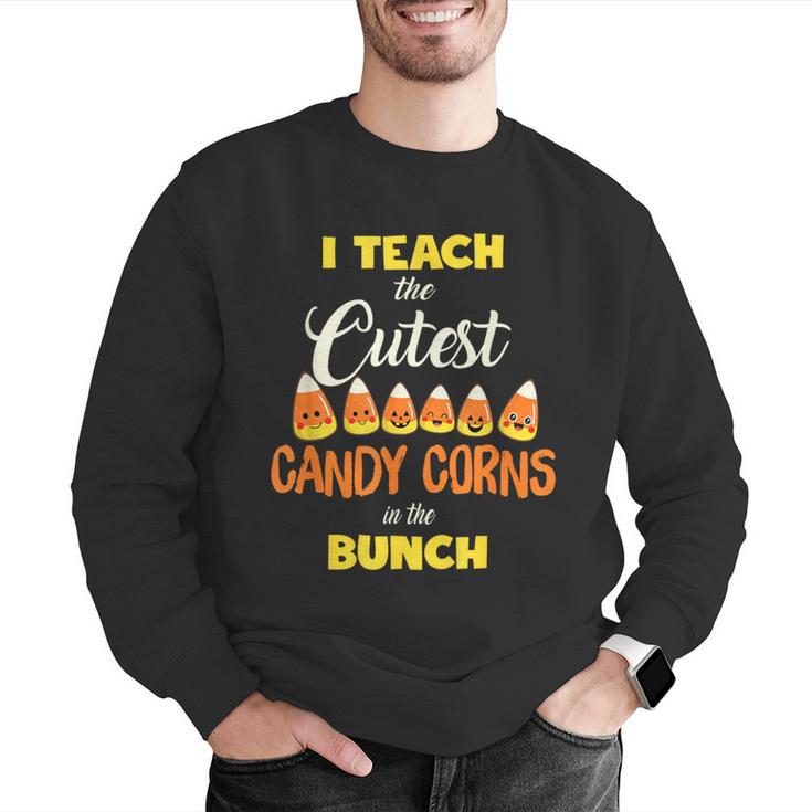 I Teach The Cutest Candy Corn In The Patch Teacher Halloween Men Graphic Sweatshirt, funny gift I Teach The Cutest Candy Corn In The Patch Teacher Halloween Men Graphic Sweatshirt, funny gift