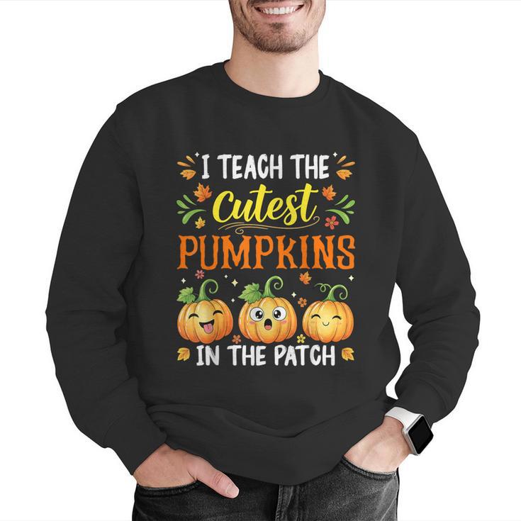I Teach The Cutest Pumpkins Halloween Teacher Men Graphic Sweatshirt, funny gift I Teach The Cutest Pumpkins Halloween Teacher Men Graphic Sweatshirt, funny gift