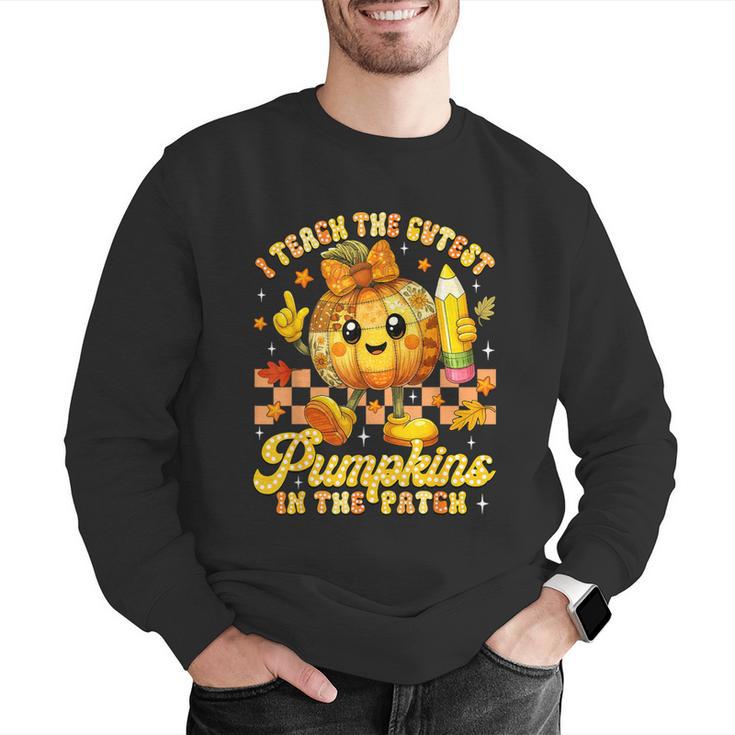 I Teach The Cutest Pumpkins In The Patch Teacher Halloween Men Graphic Sweatshirt, funny gift I Teach The Cutest Pumpkins In The Patch Teacher Halloween Men Graphic Sweatshirt, funny gift